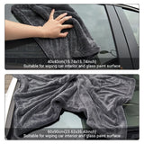 1200GSM/600GSM Microfiber Car Cleaning Towel Double-Sided Super Absorbent Car Wash Cleaning Cloth Scratch Proof Soft Lint Towels
