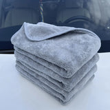 SEAMETAL 3/1Pcs Car Microfiber Towel 800GSM Super Absorption Car Cleaning Hemming Cloth Auto Wash Drying Towels Detailing Rags