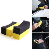 5/10Pcs Auto Cleaning Sponge Brush Set for Car Wheel Tire Wash Wipe Water Suction Sponge Pad Wax Polishing Tyre Brushes Tools